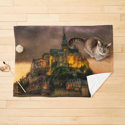 Mont St Michel Under Stormy Skies