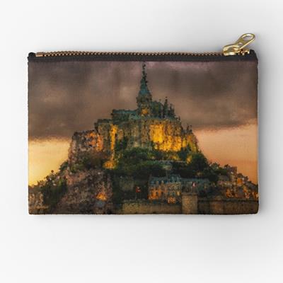 Mont St Michel Under Stormy Skies