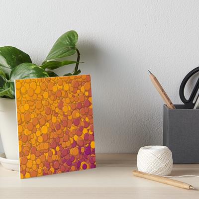 Orange and Purple Bubbles