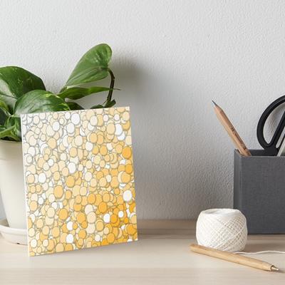 Orange and White Bubbles