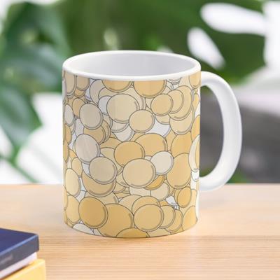 Orange and White Bubbles