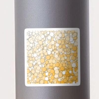 Orange and White Bubbles