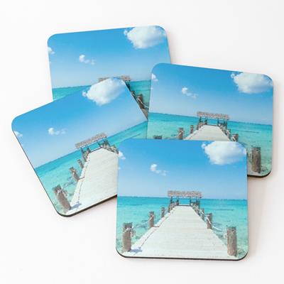 Pier Over Blue Sea