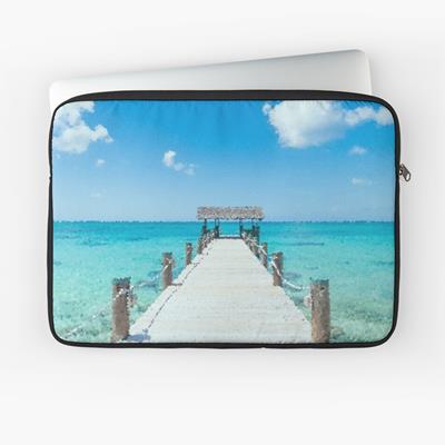Pier Over Blue Sea