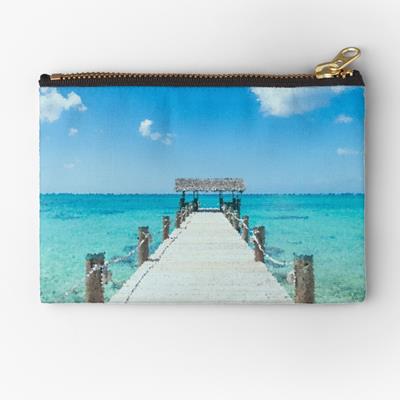 Pier Over Blue Sea