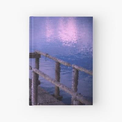 Pier Over Purple Water