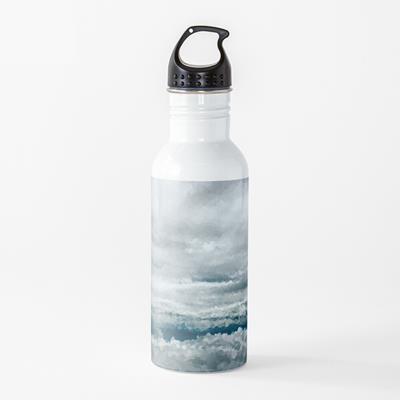 Puffy Clouds in Blue Sky