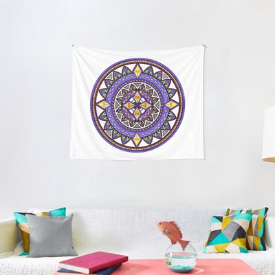 Purple and Gold Mandala