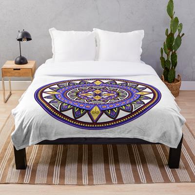 Purple and Gold Mandala
