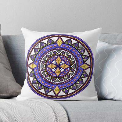 Purple and Gold Mandala