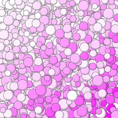 Purple and White Bubbles