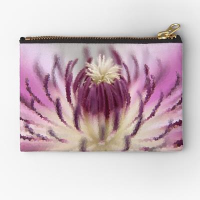 Purple and White Clematis
