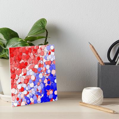 Red White and Blue Bubbles