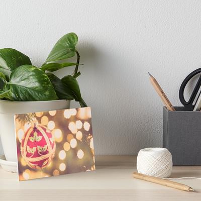 Red and Gold Christmas Decoration
