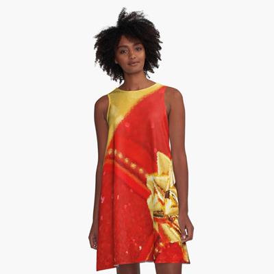 Red and Gold Gift Box