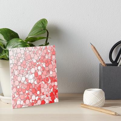 Red and White Bubbles
