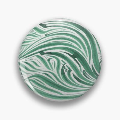 Rich Abstract Line Art in Blue-Green