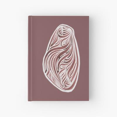 Rich Abstract Line Art in Brown