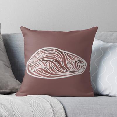 Rich Abstract Line Art in Brown