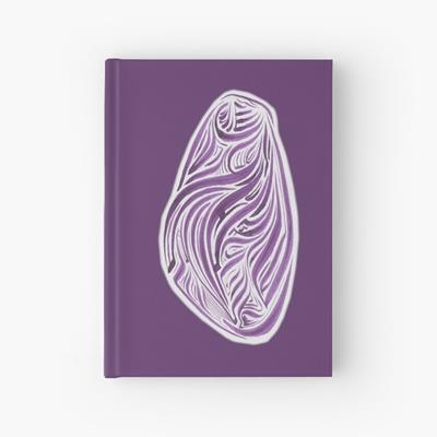Rich Abstract Line Art in Light Purple
