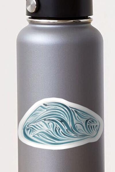 Rich Abstract Line Art in Turquoise
