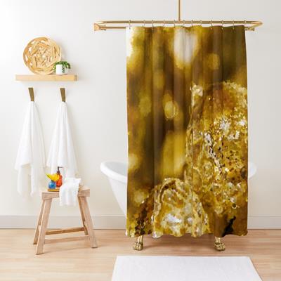 Shiny Golden Christmas Balls