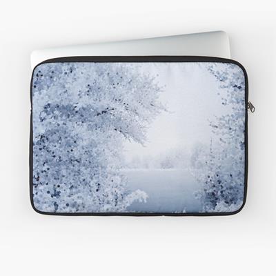 Snowy Wooded Landscape