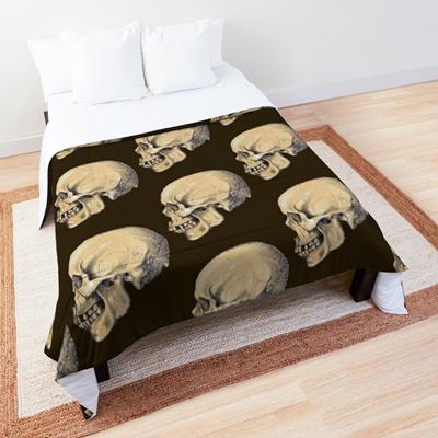 Stylized Skull in Profile