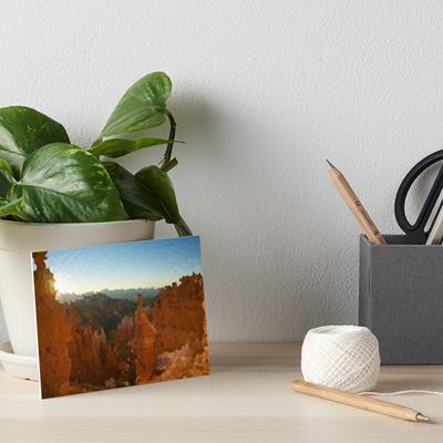 Sun Over Utah Canyon