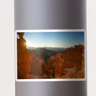 Sun Over Utah Canyon