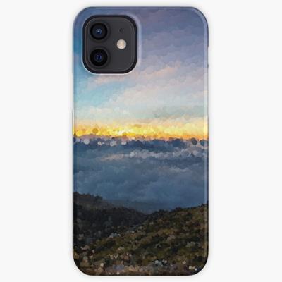 Sunset Behind the Mountains