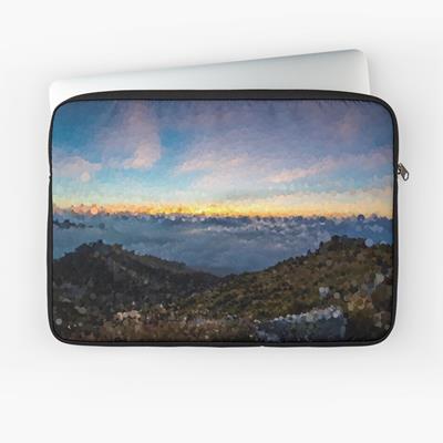 Sunset Behind the Mountains