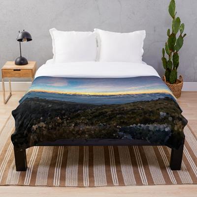 Sunset Behind the Mountains