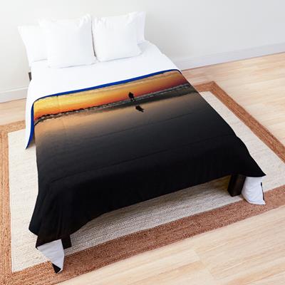 Sunset Over Smooth Water