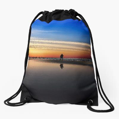 Sunset Over Smooth Water