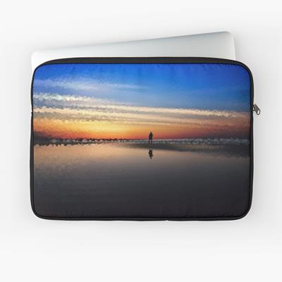 Sunset Over Smooth Water