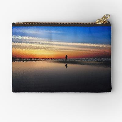 Sunset Over Smooth Water