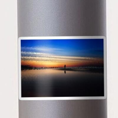 Sunset Over Smooth Water