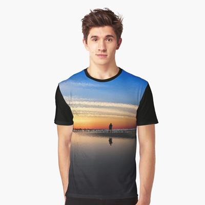 Sunset Over Smooth Water