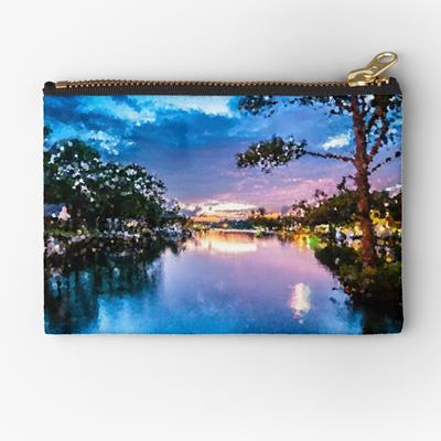 Sunset Over Still Water