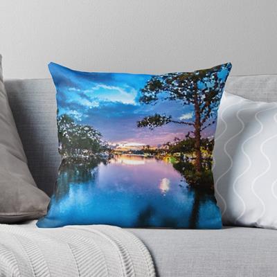 Sunset Over Still Water