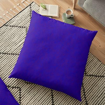Swirling Abstract Line Art in Purple on Blue