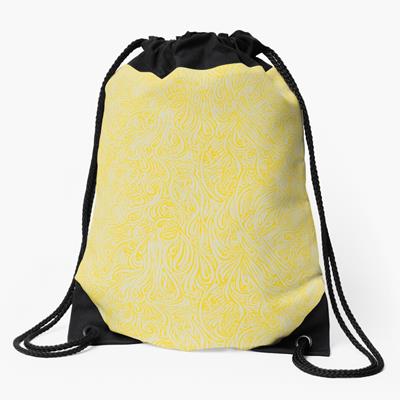 Swirling Abstract Line Art in Silver and Gold