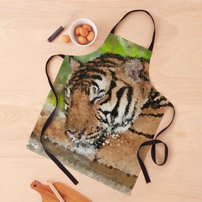 Tiger Grooming Himself