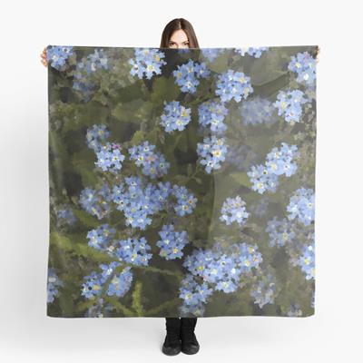 Tiny Blue Wildflowers