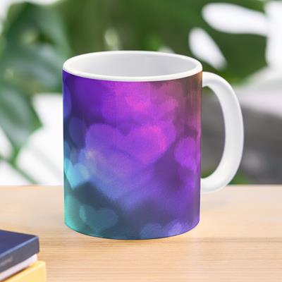 Trippy Colorful Hearts