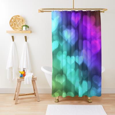 Trippy Colorful Hearts
