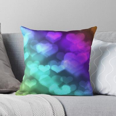 Trippy Colorful Hearts