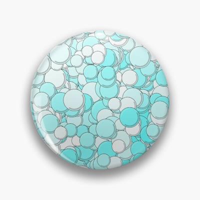 Turquoise and White Bubbles